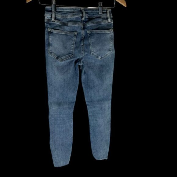 All Saints Miller Frayed Hem Distressed Skinny Jeans Sz S (US 6) - Picture 3 of 8